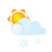 Sun lightcloud sleet Icon